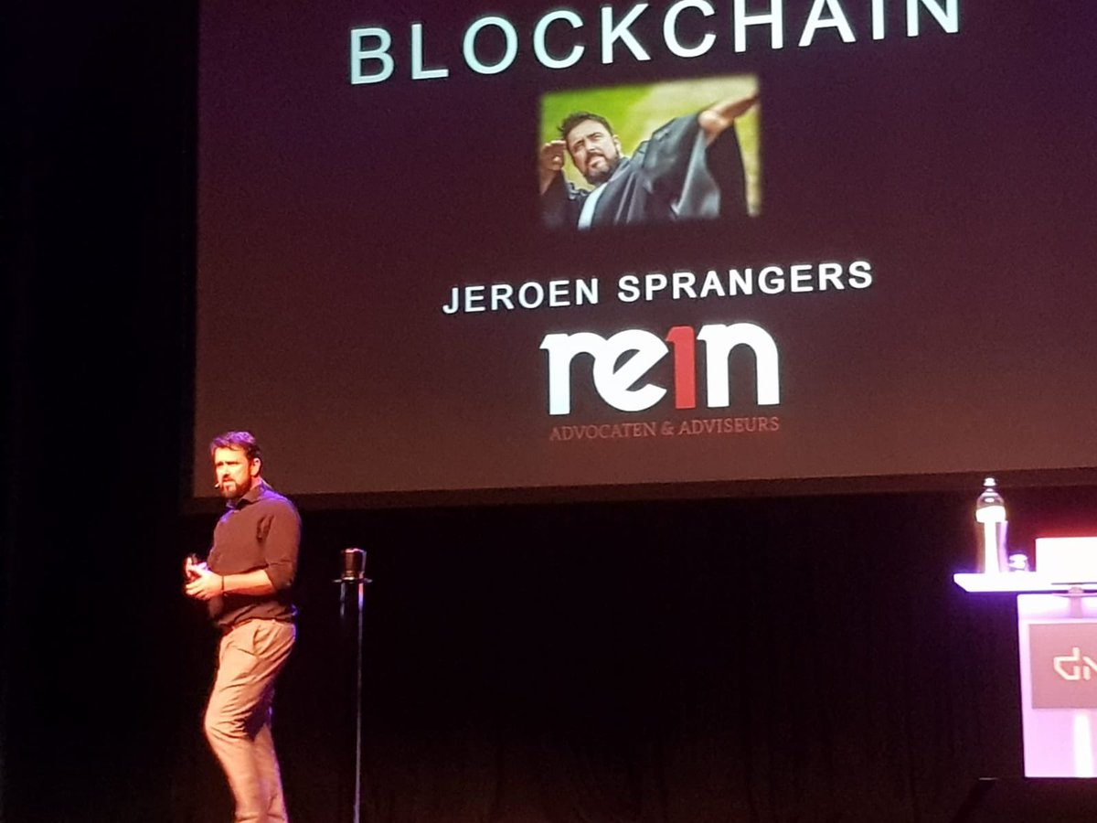 reinpuntnl's tweet photo. Gaaf: komt er iemand na afloop naar ons toe en zegt: “voor het eerst na een aantal lezingen over het onderwerp snap ik eindelijk welke impact Blockchain op onze branche gaat hebben”...trots op collega @jmsprangers #TeamBlockchainREIN #DutchE https://t.co/DO5ONSXgtQ