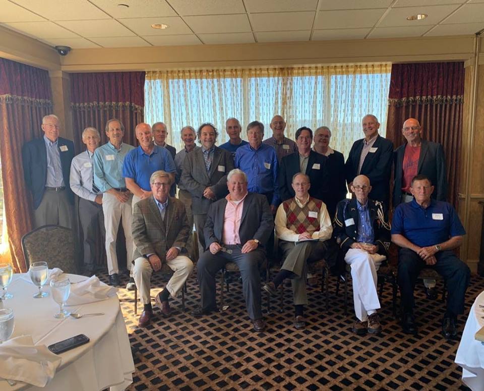 onMcCallie's tweet photo. The class of 1968 kicked off Reunion Weekend a little early by gathering for lunch today. They were joined by former headmaster Spencer McCallie III ‘55 (far left). https://t.co/M445LDaS5j