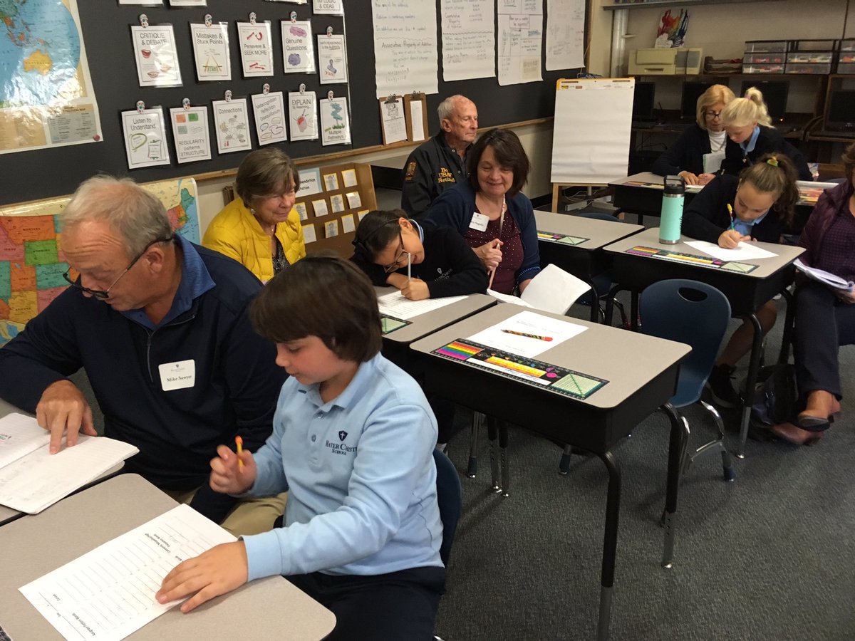 MCS3VT's tweet image. Many of our grandparents and special friends came to school on Friday, October 5 for Grandparents’ Day. They even gave us our spelling tests.