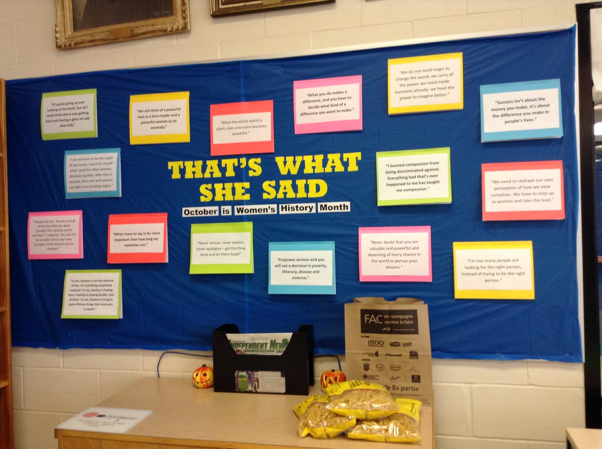 Celebrating #dayofthegirl and Women's History month with quotes from a few fearless females! #lkdsb