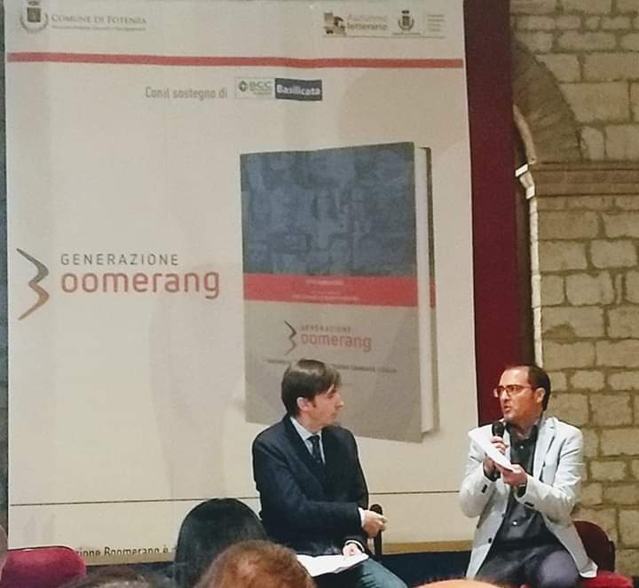 BccBasilicata's tweet photo. #books / #generazioneboomerang "19 storie di andata e consapevole ritorno da parte di persone straordinarie: la terza via tra l'emigrazione e la rassegnazione" #siamolucani #cisiamo https://t.co/HgrGHJaeOB
