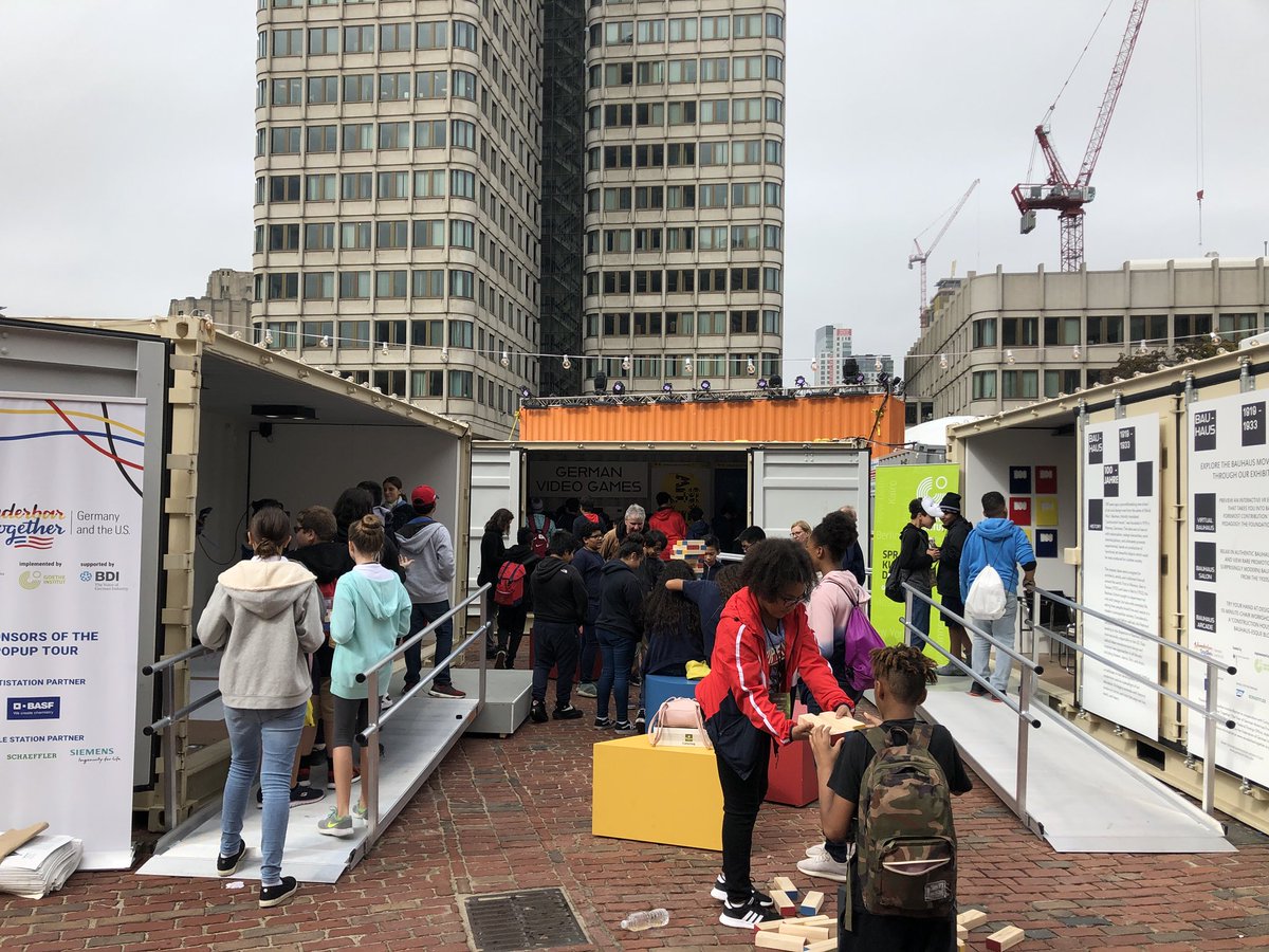Marina May (@marina_a_may) on Twitter photo Love to see the young generation interested in Bauhaus! <a href="/GI_Boston/">Goethe-Institut BOS</a> @wunderbar2gethr @HUBweek <a href="/bauhaus100/">bauhaus100</a> Love to see the young generation interested in Bauhaus! <a href="/GI_Boston/">Goethe-Institut BOS</a> @wunderbar2gethr @HUBweek <a href="/bauhaus100/">bauhaus100</a>