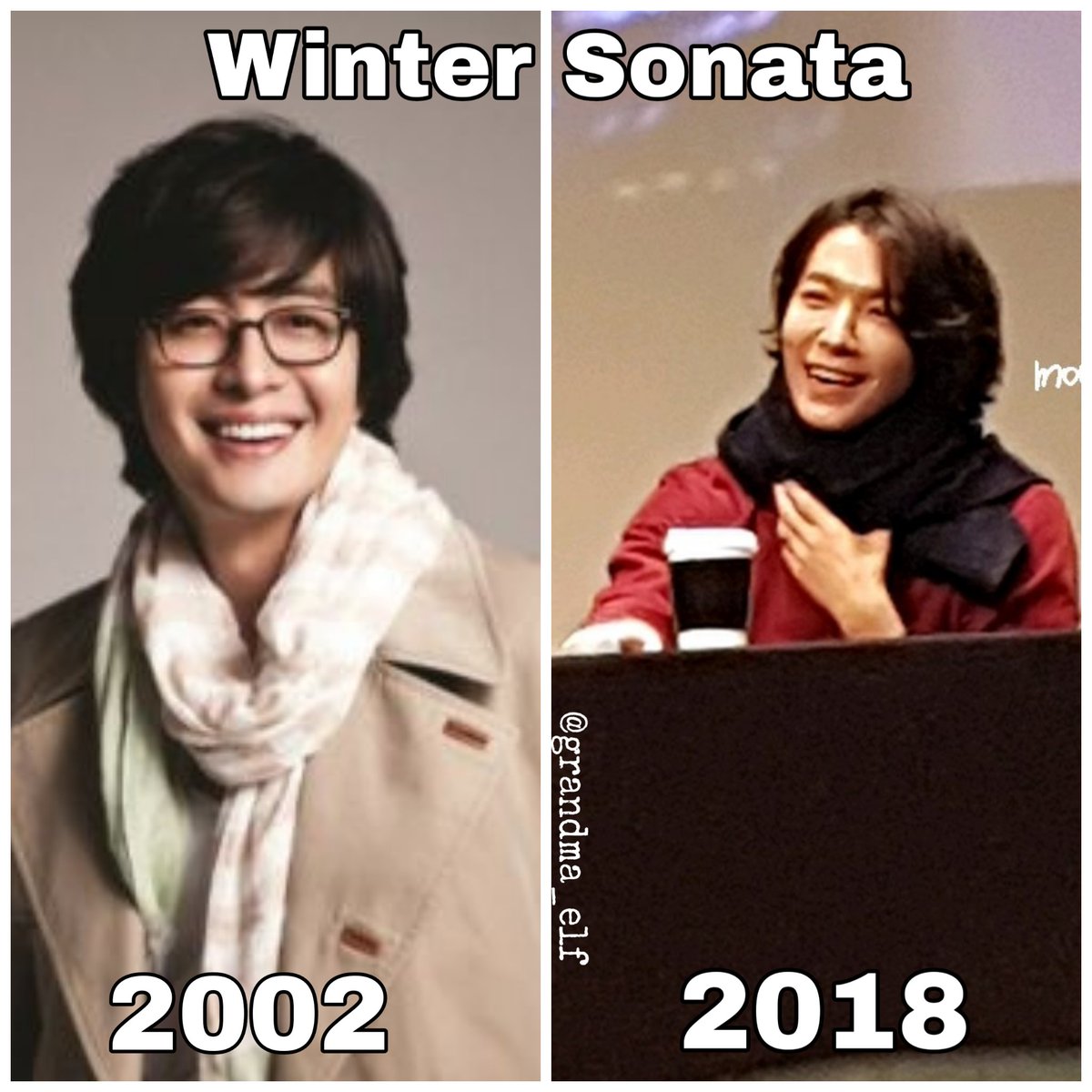 grandma_elf's tweet photo. A throwback for the Grandma ELFs out there 😂. Which version do you prefer?

@SJofficial #SuperJunior #OneMoreTimeSJ #grandma_elf https://t.co/LyG3QY1H8c