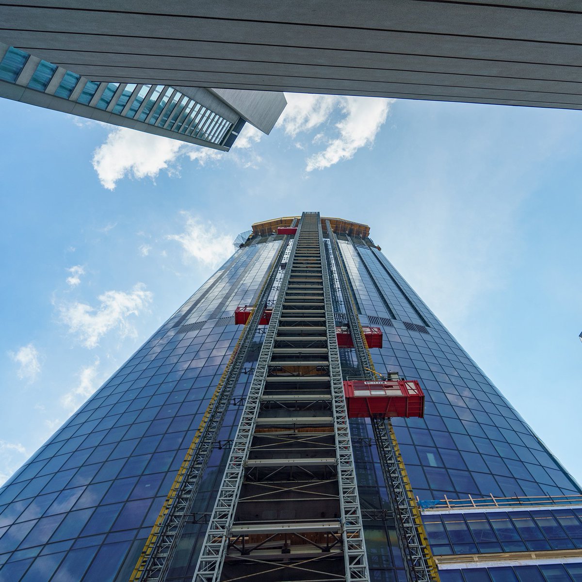 Holcim's tweet photo. Self-levelling, fast-setting and easy to use, #Agilia & #Chronolia helped overcome a challenging build schedule for Boston's new One Dalton St. Tower https://t.co/wbZCZjx99q #concretethatperforms #solutionsthatperform https://t.co/B49n4lYn1J