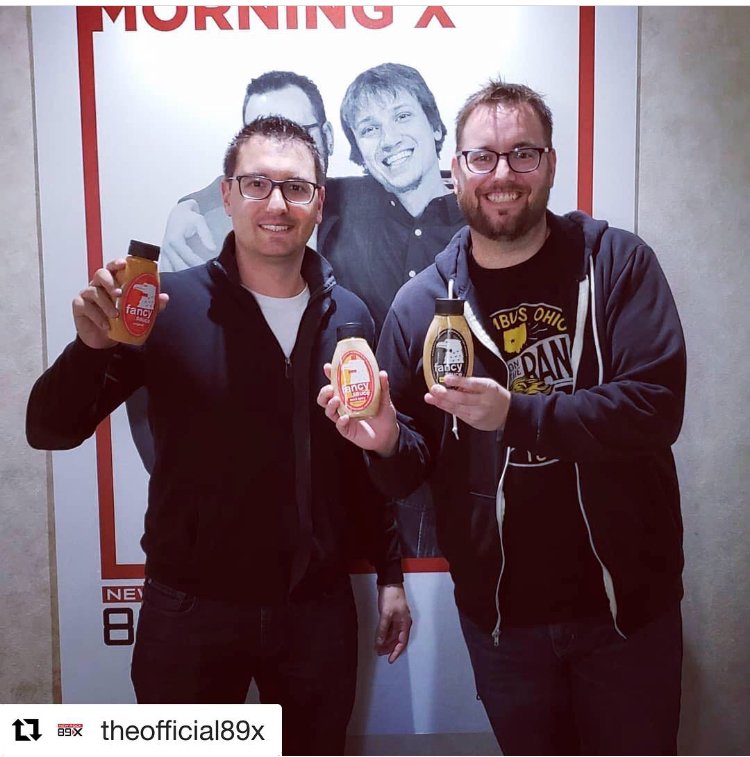 FancySauceUSA's tweet photo. @TheOfficial89X AMAZING TIME TODAY! Thanks for letting us supply lunch. @89XMorningX https://t.co/L8aBopgnDw