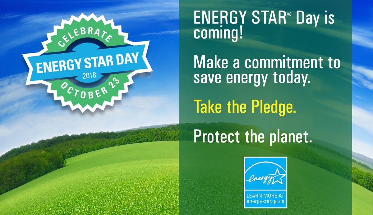 ENERGY STAR Canada 🇨🇦 on Twitter "What are you doing on October 23? Here’s an idea… Celebrate 