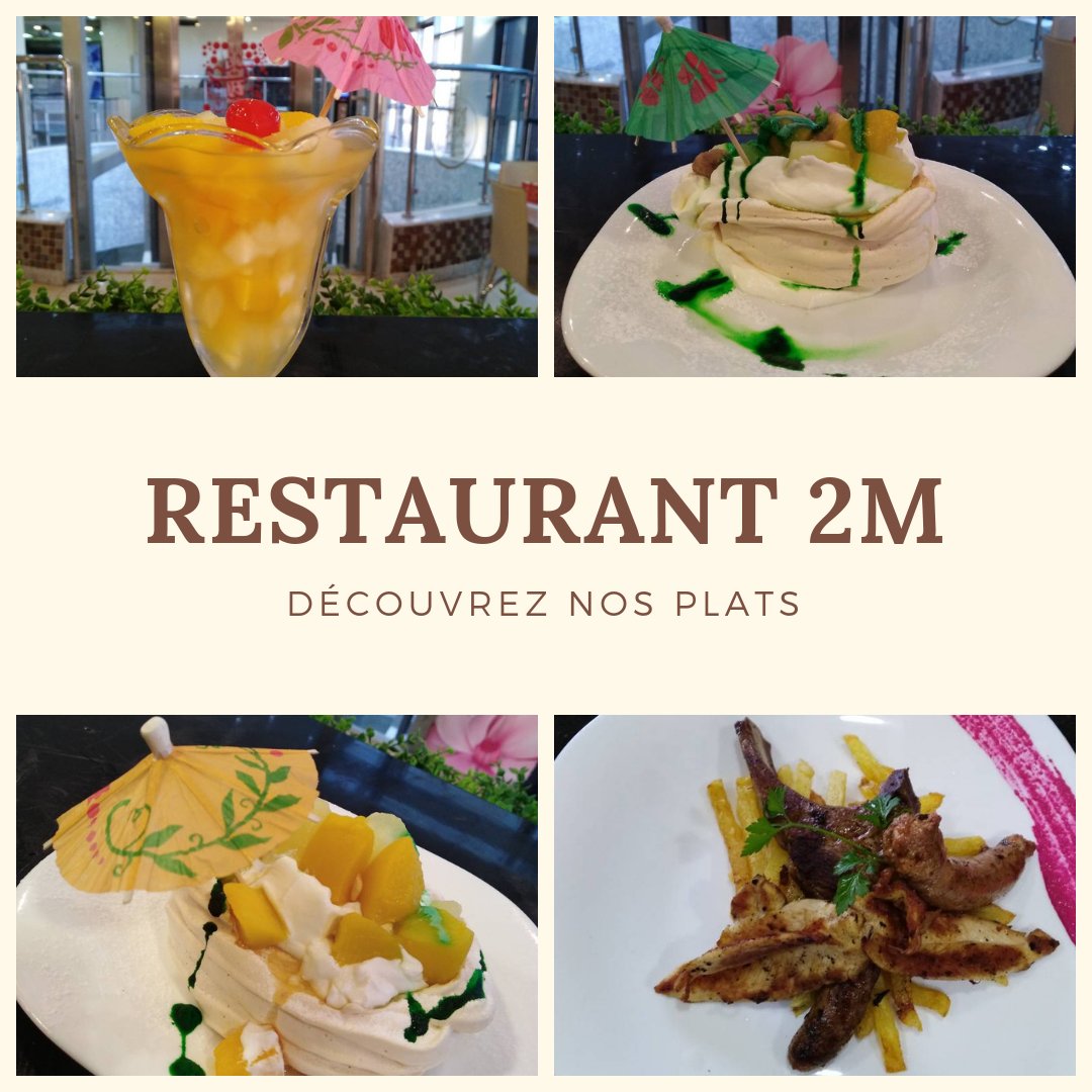 FestivalCit's tweet photo. Découvrez dès à présent nos plats au RESTAURANT 2M à #FestivalcityBatna https://t.co/upKCmBJhaP