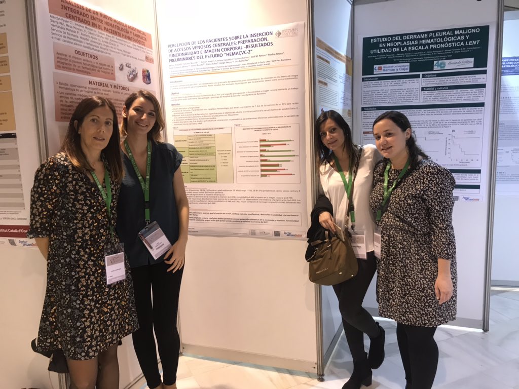 mercetg's tweet photo. Enfermería de @hematosantpau en el #Sehhseth18 https://t.co/LB2xJ11KJF