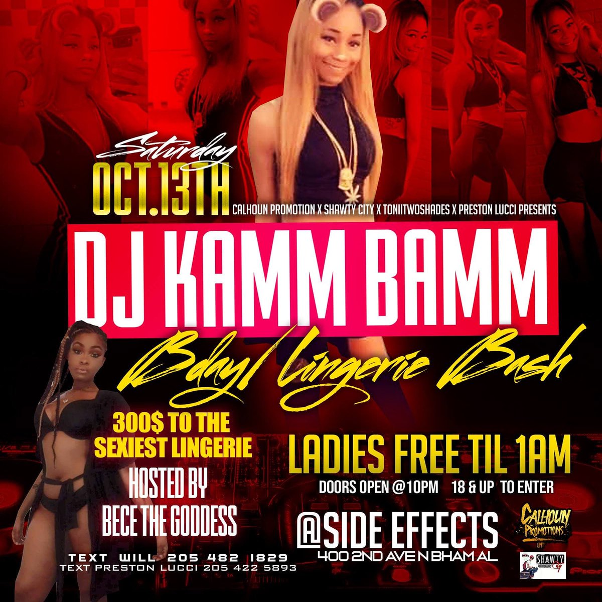 BhamNightLyfe's tweet photo. Oct 13
#Birmingham #Alabama #ShawtyCity205  #MILES19 #miles20 #dirtymc #uab20 #uab21 #LSCC #alabama2022 #UA20 #STILLMAN19 #stillman20 #Stillman21 #jaxsu21 #jaxsu20 #AAMU20 #aamu21 #aamu22 #aamu19 #ASU20 #asu21 #asu22 #asu19 https://t.co/PiryxPRmH6