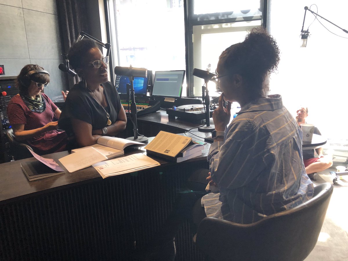cm_debi's tweet photo. Ruth Ellen & myself during our interview @GreatMusic 😁✨✨✨
#theDunbar #LTTR https://t.co/sOn86N0HF0