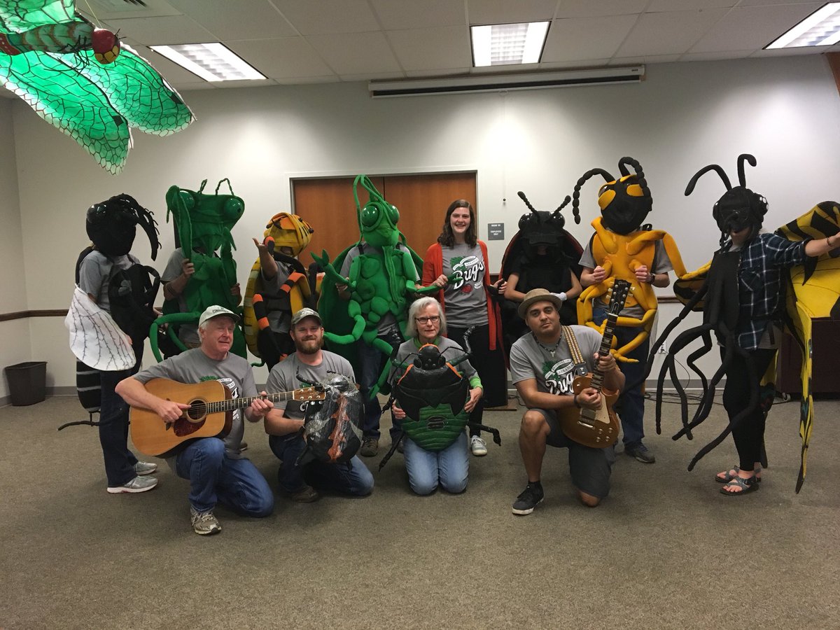 hillfisch's tweet photo. 3 out of 4 Insect Theatre performances done! I love being the MC of this show and teaching kids about the wonderful world of insects! Only 1 show left and my voice is slightly hoarse. #entomology #buglife #outreach #InsectFest https://t.co/FVONlfxRan
