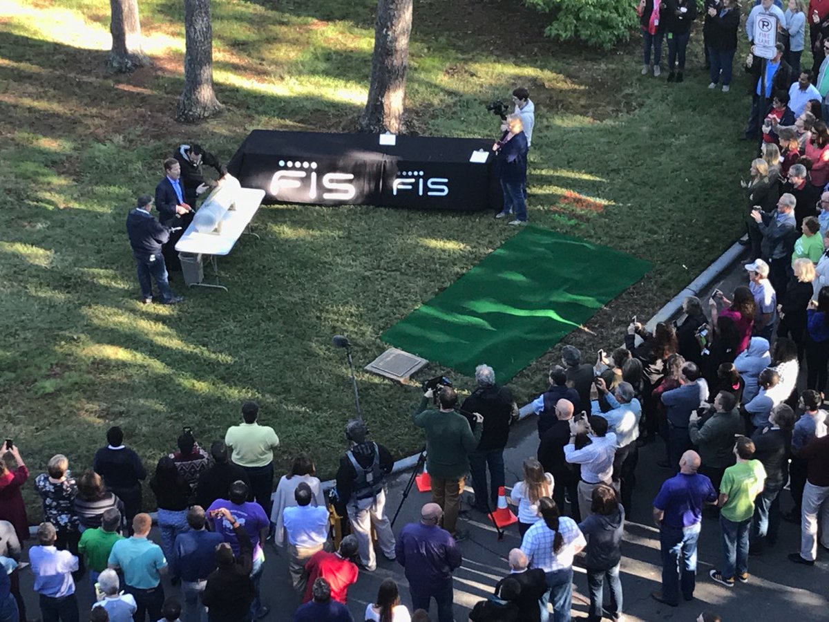 FISGlobal's tweet photo. As we celebrate 50 years in the industry, we thought it was time to take a look back. We’re look forward to seeing what is discovered from our time capsule unburial! #FISisGold https://t.co/9QGJ4fiSRB