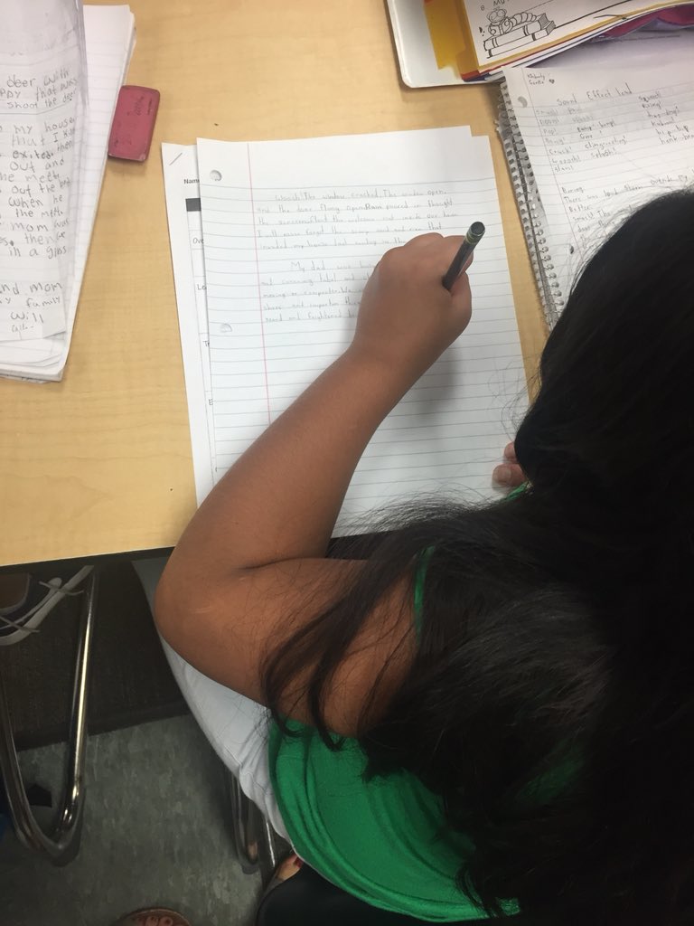 #TESbulldogs #WISDgreatness 3rd grade students ready to publish their personal narratives .