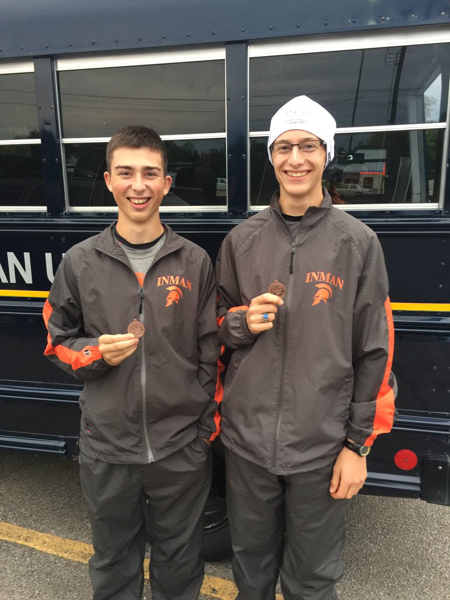 Congratulations on medaling at HOA League XC meet finishing 8th and 13th, respectively. Congratulations to boys” team finishing 5th. #IHSXC