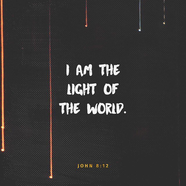sharedailyfaith's tweet photo. I am the light of the world.
- John 8:12

Retweet with your friends and loved ones

#christianwomen #seekwisdom #jesusheals #savior #jesus #biblesays #godisgreat #honest #praise #worship #wisdomquotes #encouragement #oldtestament #bibletext #godisgood #blesstheworld #godbless https://t.co/5n9d5boTVo
