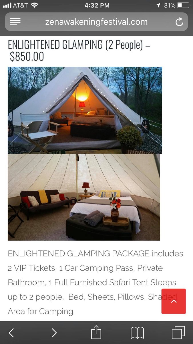Glamping Tents 90% Sold Out book yours today!!