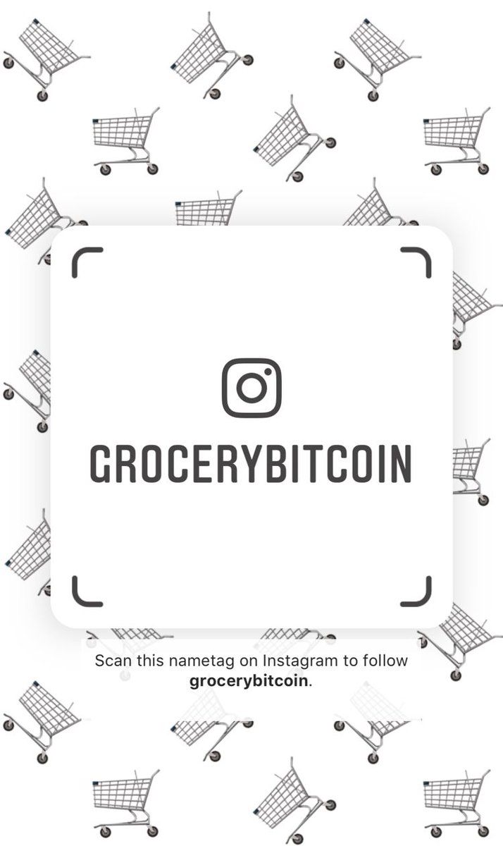 machenmathews's tweet photo. Grocery Bitcoin (@grocerybitcoin) • Instagram photos and videos https://t.co/agXsfMJYyP https://t.co/C3a8jWzehH