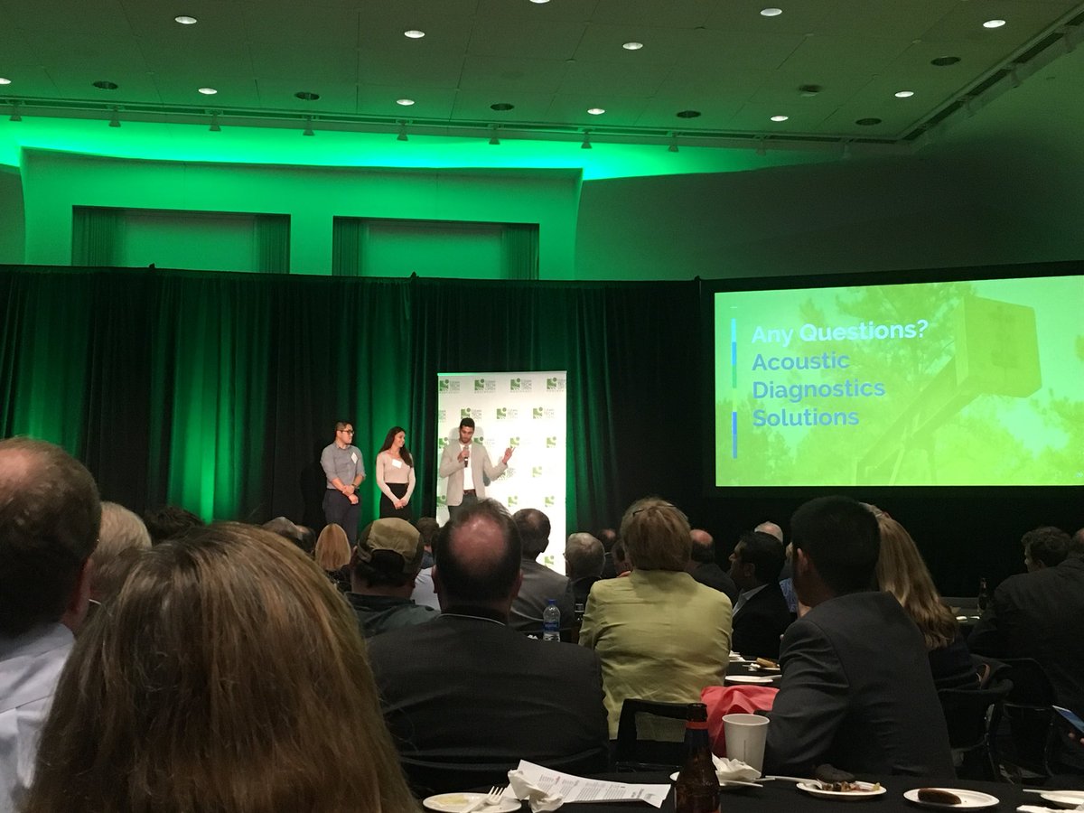 CleantechOpenNE's tweet photo. The first four teams have completed their pitches! Congratulations Acoustic Diagnostic Systems, Aquova, Insanerator, and @Magnomer2 https://t.co/Azf72PtW24