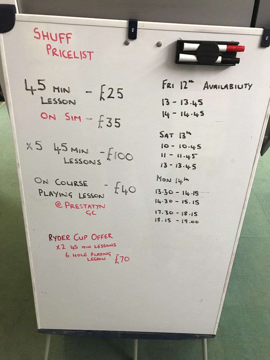 Availability for the next couple of days, holla at me if you want to book 👍⛳️⛳️ Practice smarter