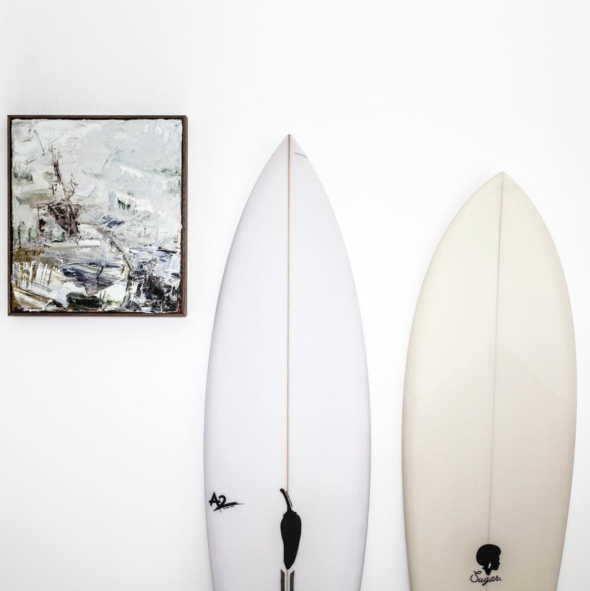 Our pal @mitchelljtomlinson spoiled for choice // The A2 and The Sugar #chillisurfboards