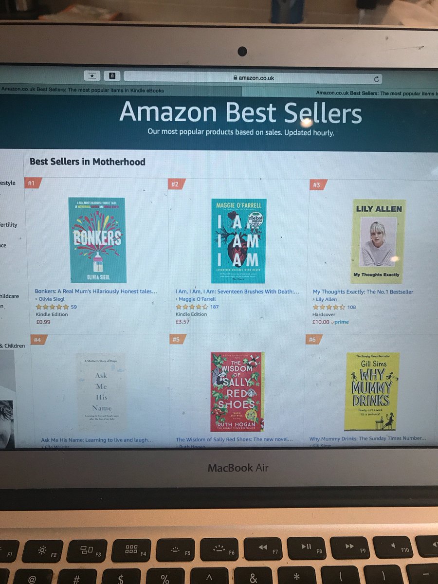 If you'd told me whilst battling with my maternal mental health that I'd have a best selling book about my experiences I'd have thought you were the crazy one!  
BUT it's happened!!!! Bonkers is No.1 and now just 99p! pls come check it out  po.st/bonkers <a href="/CeliaLomas/">Celia Palazzo</a>