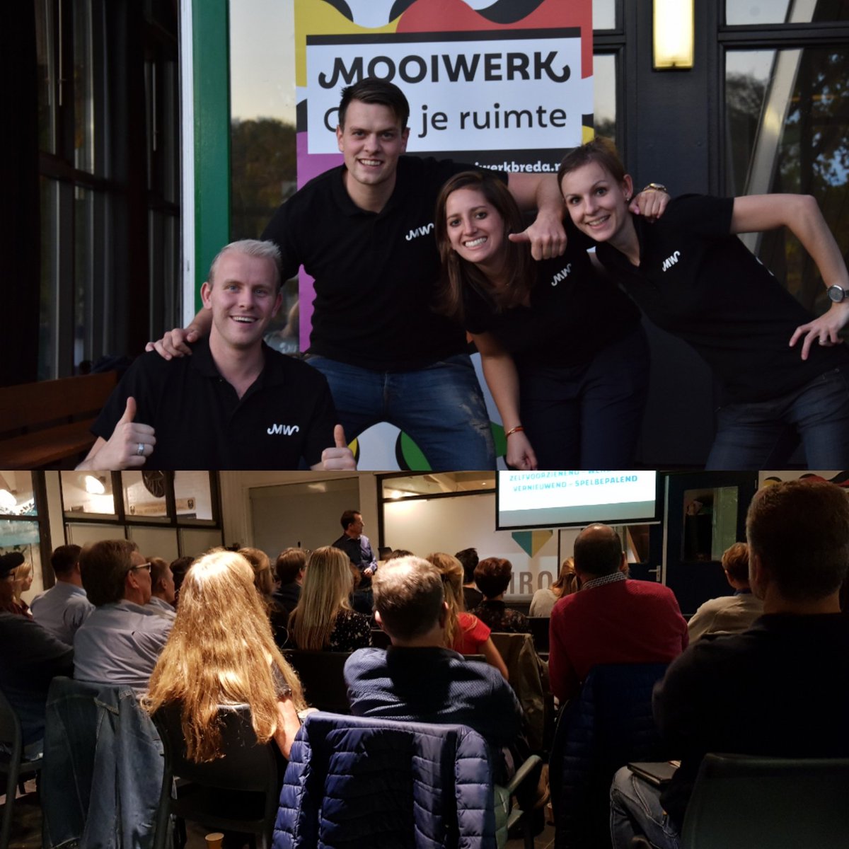 Het #sportcafe is in volle gang! Sportbestuurders uit heel <a href="/breda/">Gemeente Breda</a> worden geïnspireerd en gaan vervolgens zelf met elkaar aan de slag. Een mooie avond vol kruisbestuivingen georganiseerd door <a href="/mooiwerkbreda/">MOOIWERK</a> i.s.m. @NegenSX
