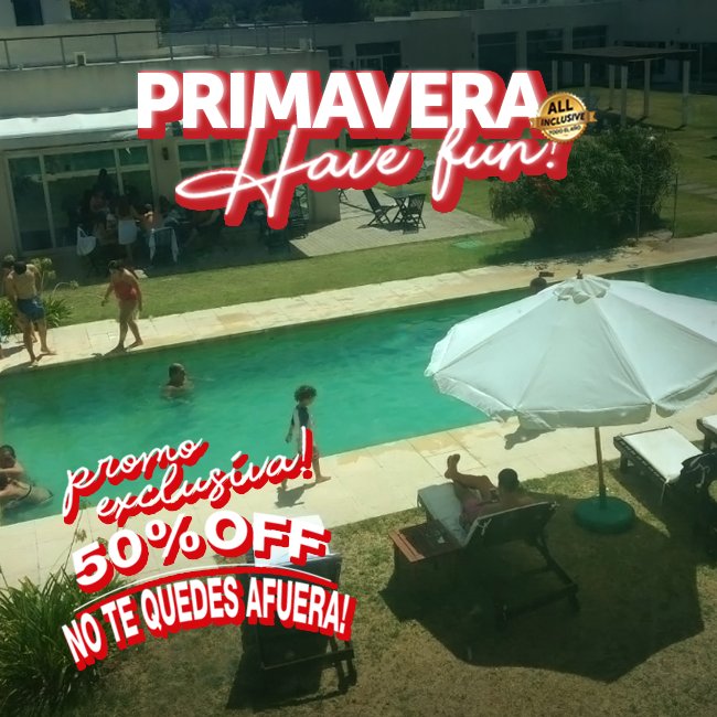 CWH_Conchillas's tweet photo. En #ColoniaWest hacemos el Fin de Semana a tu medida!
Segunda noche de estadía con un 50% OFF #NoTeLoPodesPerder #PrimaveraHaveFun #AllInclusive
* Sujeto a disponibilidad. No aplicable a días feriados. https://t.co/P2HSKpTeD1