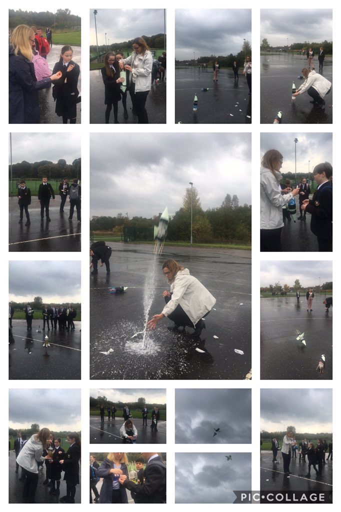 StAmbroseSci's tweet photo. Some of the amazing pictures from today’s launch 🚀 great effort by all involved! #STEM #Spaceweek2018 https://t.co/xFTsdld4XA