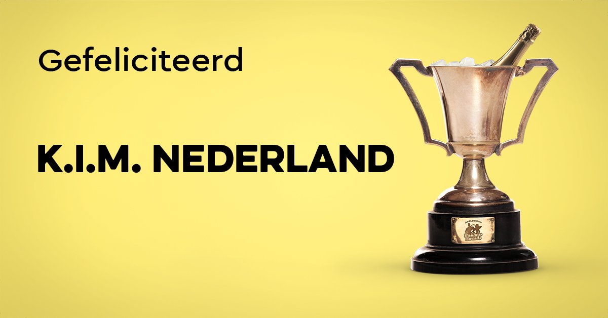 En de winnaar van de Business Award in de categorie "Industrie en Technologie" is K.I.M. Nederland. Gefeliciteerd!