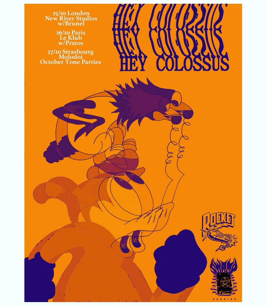 Really looking forward to this banger with <a href="/HeyColossus/">Hey Colossus</a> in 2 weeks time. Get on it London pals.