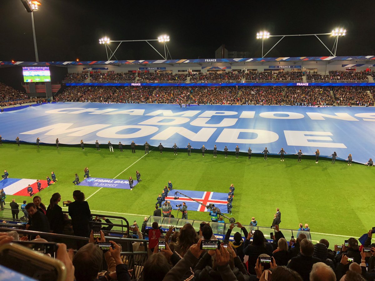 MonkeyDMogo's tweet photo. Pendant 4 ans et a chaque début de match de l'EDF vous allez voir cette affiche, on est des forceurs et le monde ne pourra absolument rien faire. #FRAISL https://t.co/xPy9BEBtrg