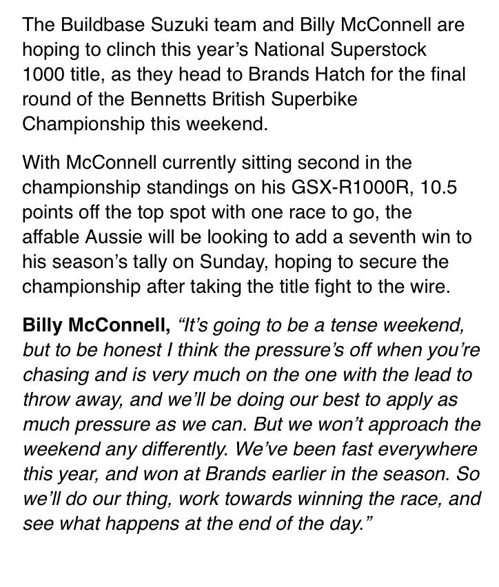 6DHelmetsUK's tweet photo. @mcconnellracer sets his sights on clinching the championship this weekend @brandshatchofficial - #6Dteam #titlefight #gobilly https://t.co/lyDAD2No4p