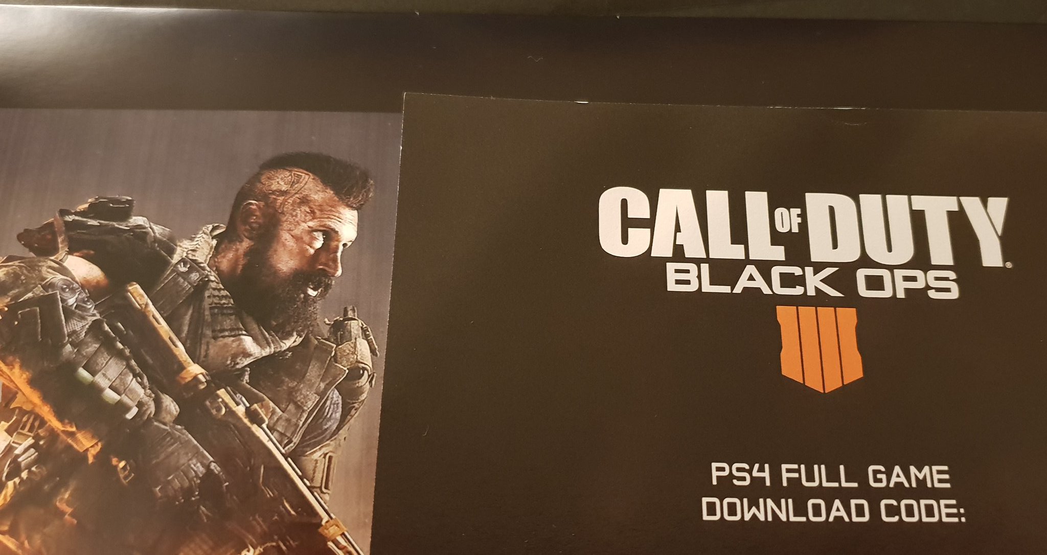 Tom Morelli on Twitter "So have a spare BLACKOPS4 PS4 code! Take it