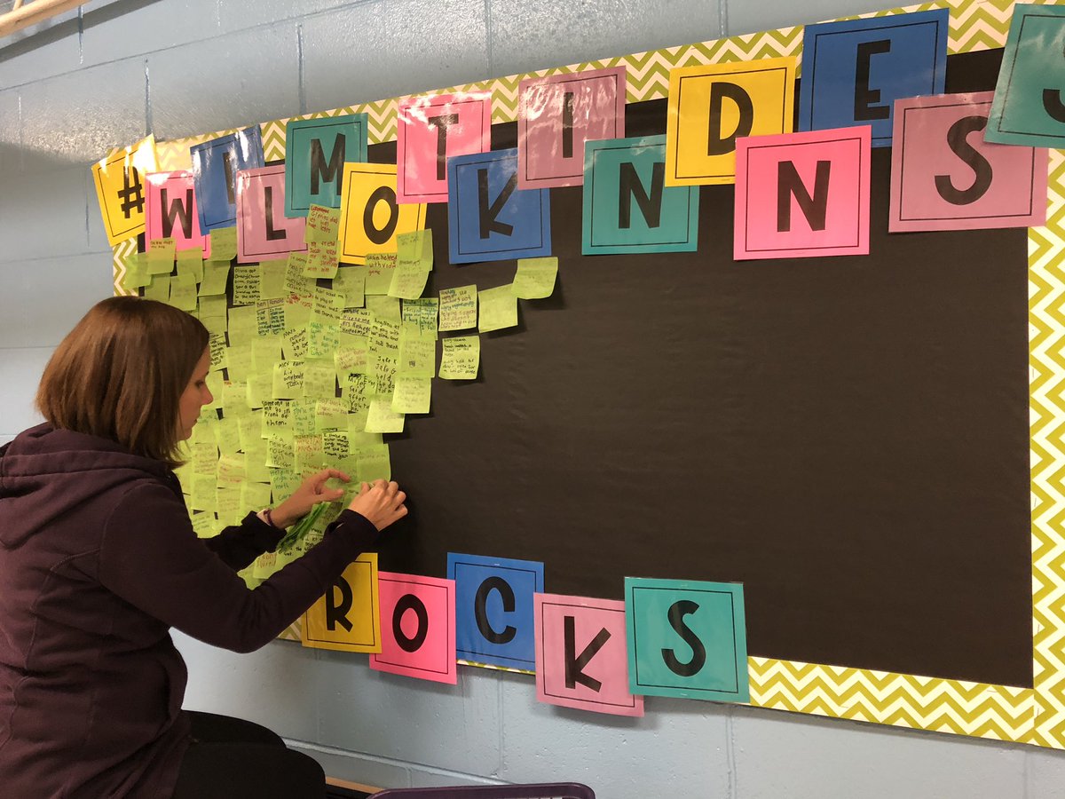 Love that our kindness board is getting filled with kind actions 😊#wilmotkindnessrocks #wilmot109