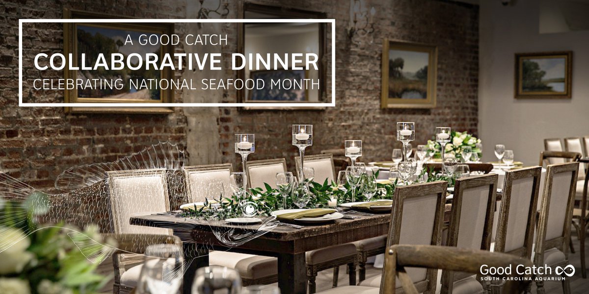 andreamodonnell's tweet photo. Celebrate #NationalSeafoodMonth! @SCaquarium Good Catch Collaborative Dinner Oct 17 hosted @snobCHS at @No5faber. Feat. #localseafood dishes by Russ Moore, Chris Stewart @glassonionsc Joel Norman @HolyCityBrewing, Jeremiah Bacon @MacintoshCHS &amp; Matt Greene #chseats #chsevents https://t.co/d9YFeQwMLo
