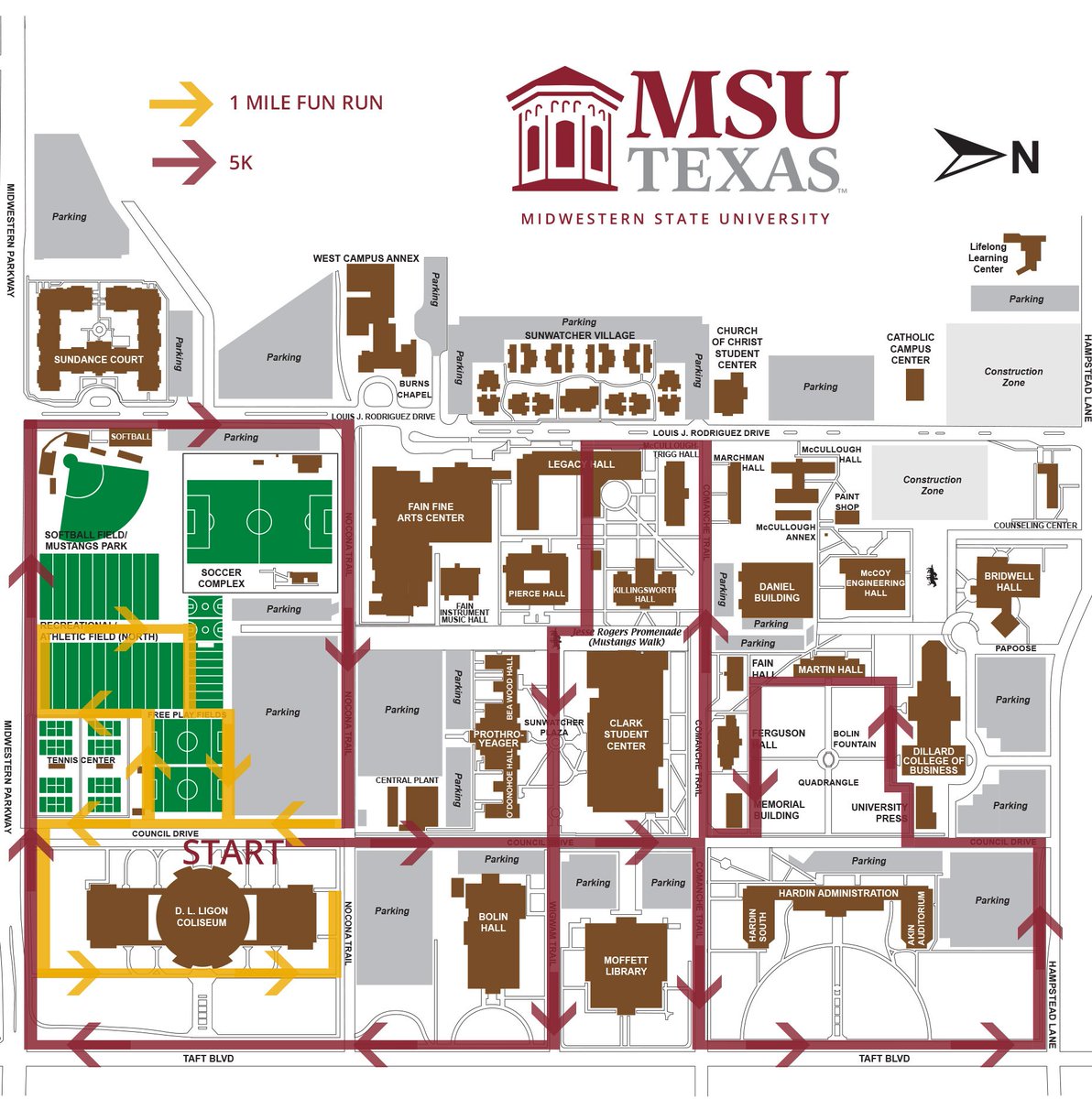 Midwestern State University Campus Master Plan Freese And
