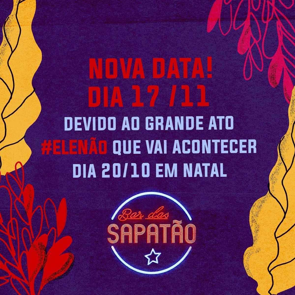 amandalisbow's tweet photo. Nossa existência é resistência e não ficaremos caladas diante dessa ameaça fascista. Por esse motivo decidimos adiar o #BDS5 para o dia 17.11.
_
No dia 20.10 Estaremos juntas nesse grande ato. #EleNão #EleNunca
_ https://t.co/yykJDZ0f2r