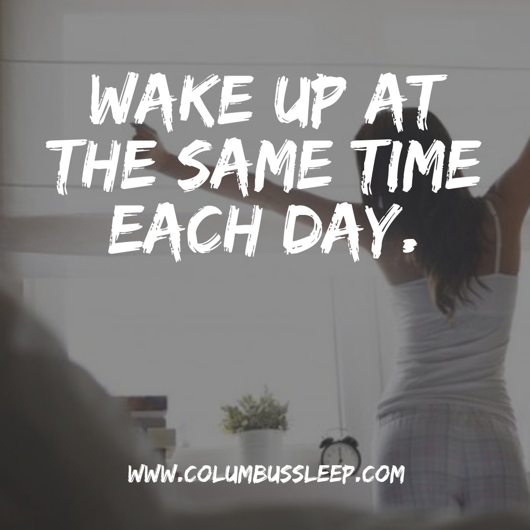 Columbus_Sleep's tweet photo. Wake up at the same time each day.

Check out here - https://t.co/MZ1ZRS2rTP

Visit our website https://t.co/jw52wAJhif or call us at 614-866-8200 to set an appointment.

#SleepDisorders #SleepingProblem #Sleep #HealthyTips #SleepingTips #SleepTreatments #ColumbusSleepConsultants https://t.co/Dnq3Wk4wdM