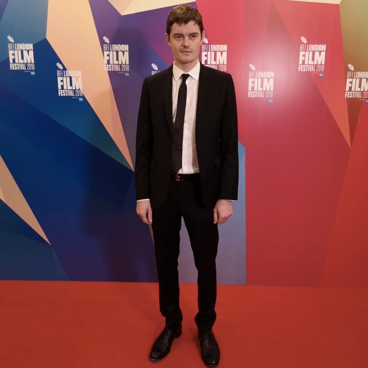 Director Ben Wheatley and actor <a href="/_samriley/">Sam Riley</a> have arrived at the #LFF premiere of Happy New Year, Colin Burstead.