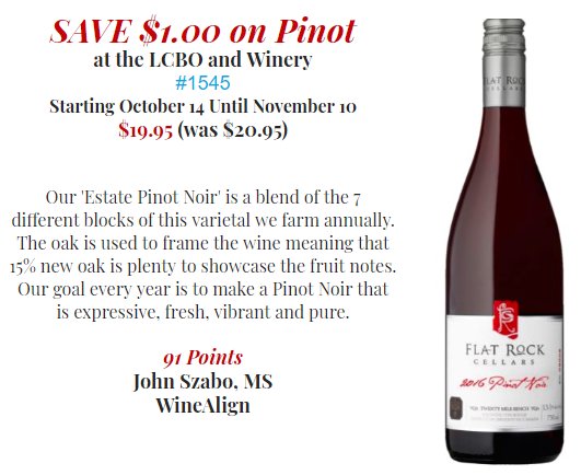 Winemakersboots's tweet photo. SAVE $1 on Pinot Noir - Oct 14 to Nov 10 at @LCBO and winery #pinotenvy #vqa #bringlocalhome #somewhereness - https://t.co/tKllOHxzc6 https://t.co/kRat5jOucZ