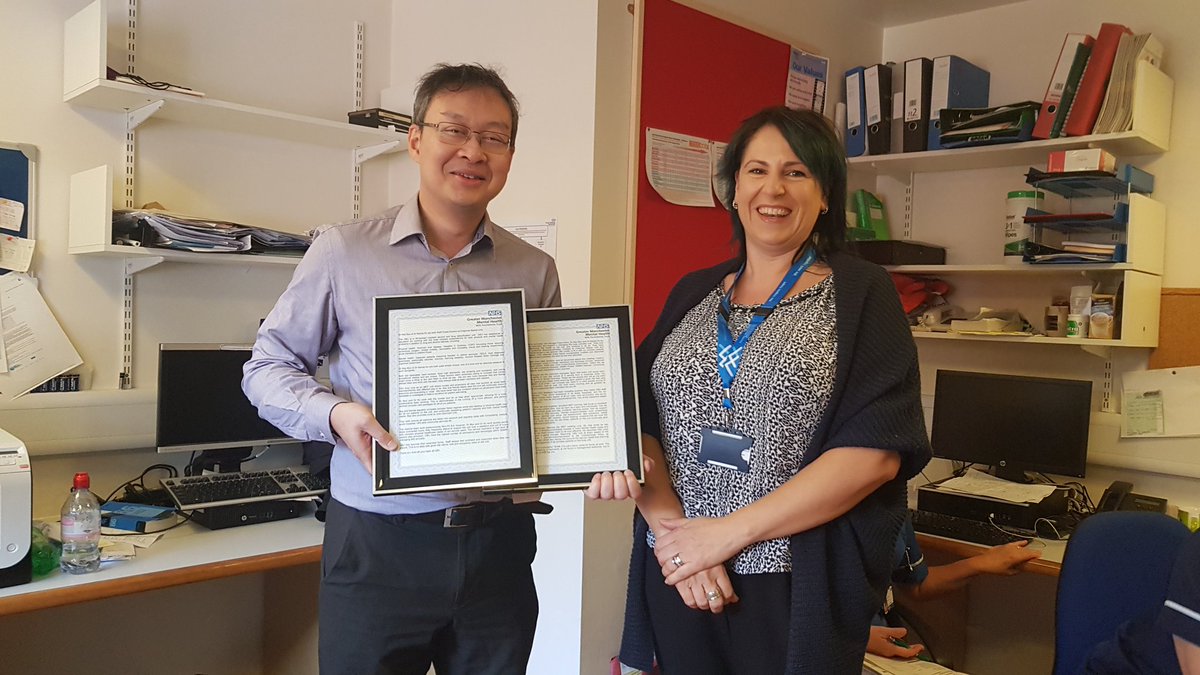 linzq28's tweet photo. Homemade award ceremony for our GMMH award nominated staff from CBU &amp; JDU. Reminding staff how much they are valued. DRs Nay and Nanda/WM Clare Hilton/AP Eileen Young. All winners in our eyes. Very lucky having such dedicated brilliant staff @Nyreen18 @hilts @helenmurt @sodamann https://t.co/xQ0I9vdDmz