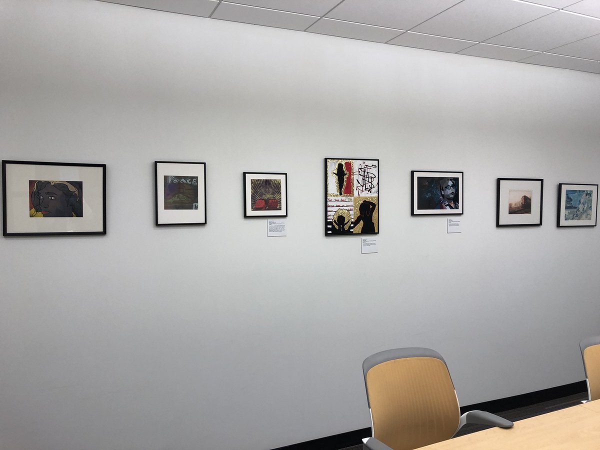 PathwaysAcad's tweet photo. Check out our gorgeous student artwork that lines our conference rooms. #design #pathwaysfamily https://t.co/kTm05NQeUJ
