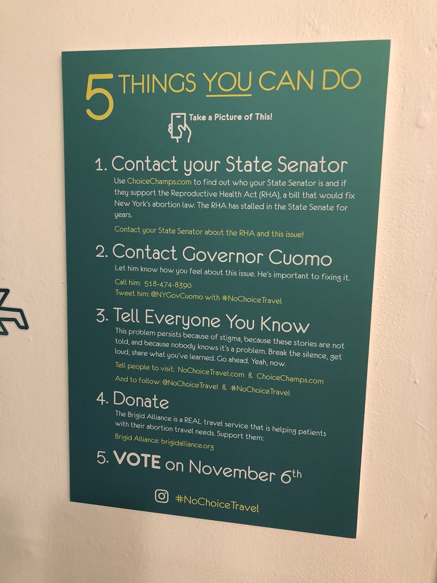 NYjusticeleague's tweet photo. Shout out to #RHAVote @RHAVote and team for their provocative and radical #NoChoiceTravel pop up shop on Mulberry Street! An innovative way to raise awareness about NY’s dangerous and antiquated reproduction laws! 4 days only! Learn more at https://t.co/sFRDausWCT https://t.co/EHgQjZDAFv