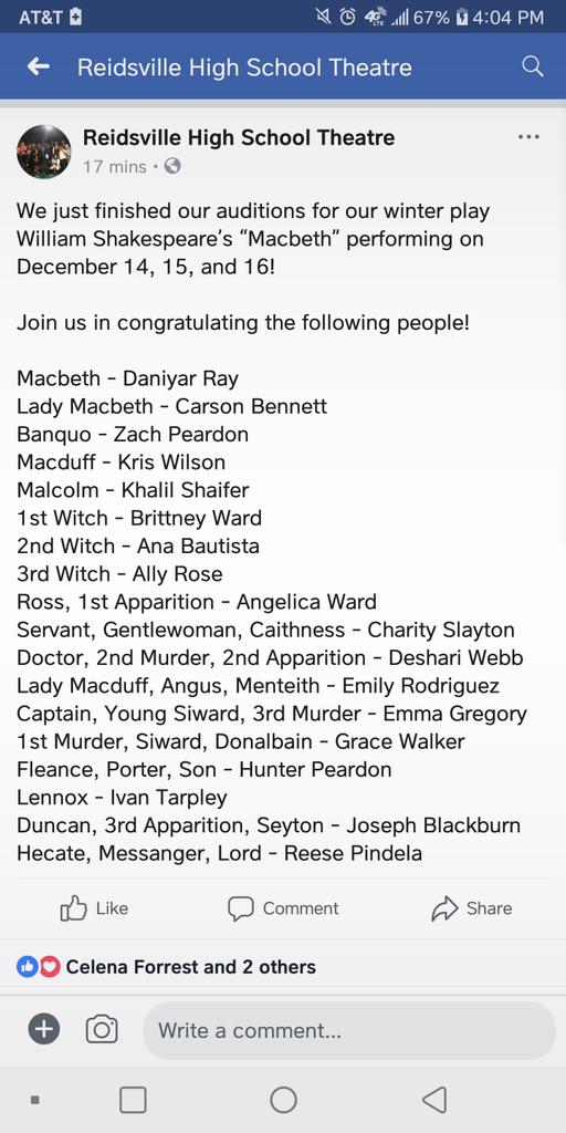 _RHS_Theatre_'s tweet photo. CONGRATS TO ALL!!! https://t.co/R9G4GsNgMV