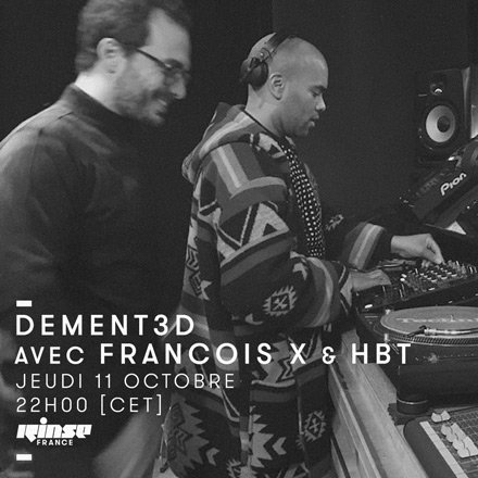 Déjà une demi-heure que le <a href="/DEMENT3D/">DEMENT3D</a> Show a commencé avec <a href="/Francois___X/">François X</a> &amp; <a href="/julienhbt/">HBT</a> !

francois-x.com

#verrouillé🔒 >>> rinse.fr/player