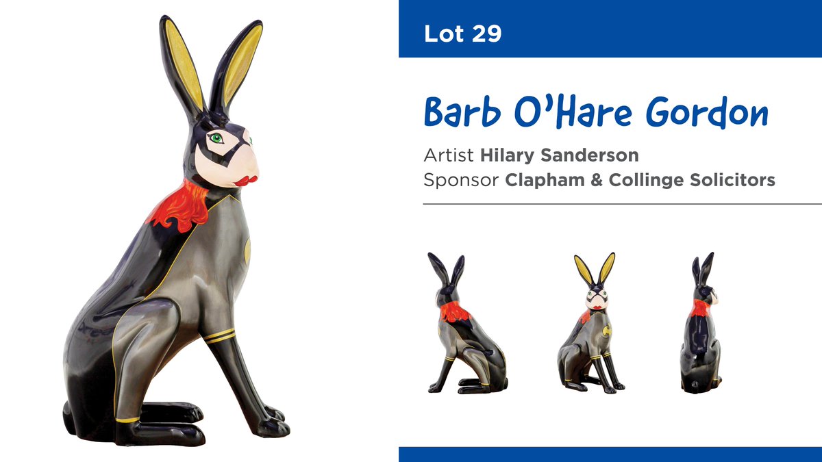 Our favourite caped crusader <a href="/barb_ohare/">Barb O'Hare Gordon</a> raises a super sassy £3400 for <a href="/break_charity/">Break</a> created by artist <a href="/hilsanderson/">Hilary Sanderson</a> and sponsored by <a href="/claphamandc/">Clapham & Collinge Solicitors</a> #GGH18 #changingyounglives