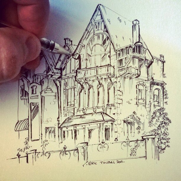 BellaChianti's tweet photo. 🍵 villa majorelle, Nancy, made in straight drawing direct inking for inktober two years ago
#inktober #environmentdesign #environmentalart #environmentdrawing #setdesign #setdrawing #setsketches #procreate #sketchers #housedrawing #inktober18 #environmentalstudies #erictoubal https://t.co/thmpwvDIqO