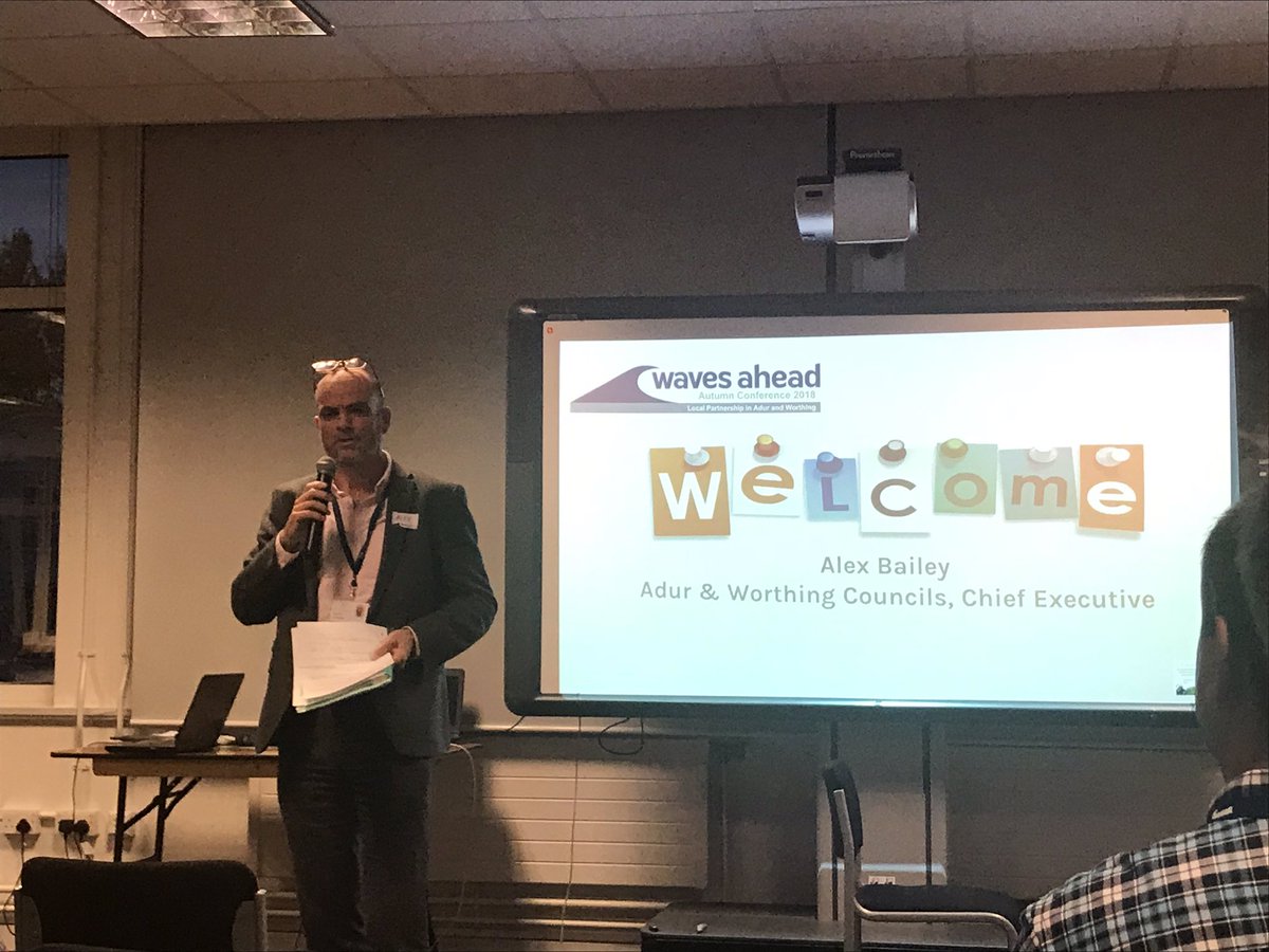 Making Waves - excellent conference around how to make our community healthier hosted by Worthing College <a href="/adurandworthing/">Adur & Worthing Councils</a>  @WorthingCollege