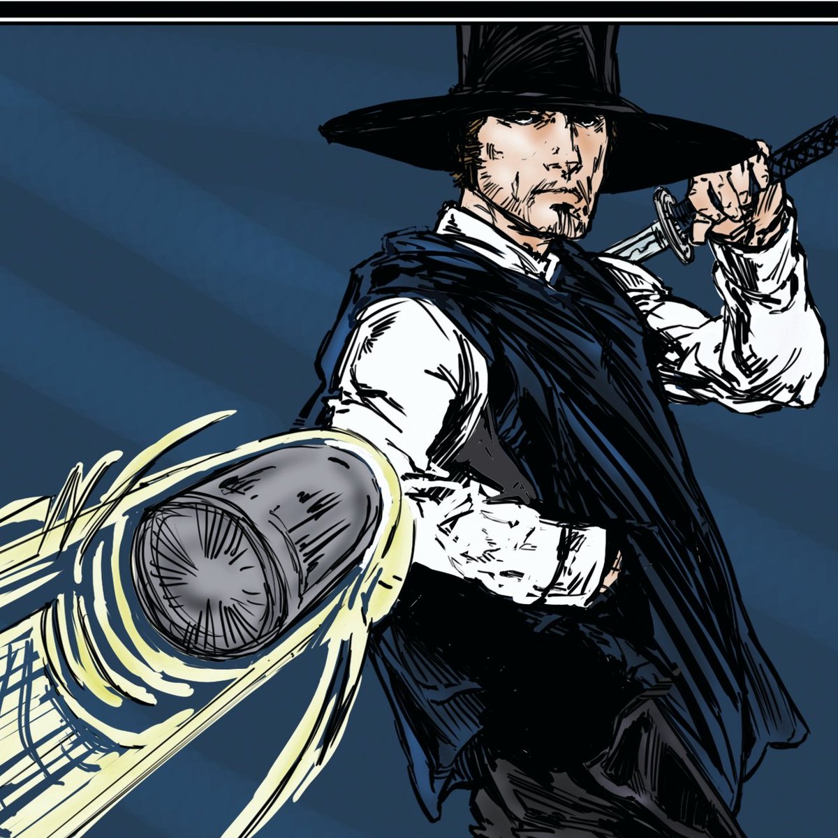 BigStickComics's tweet image. "Hold my gun"

#SamuraiCowboy #BigStickComics #lacomiccon18 #lacomiccon #losangeles #losangelescomiccon #comiccon
#comicbook