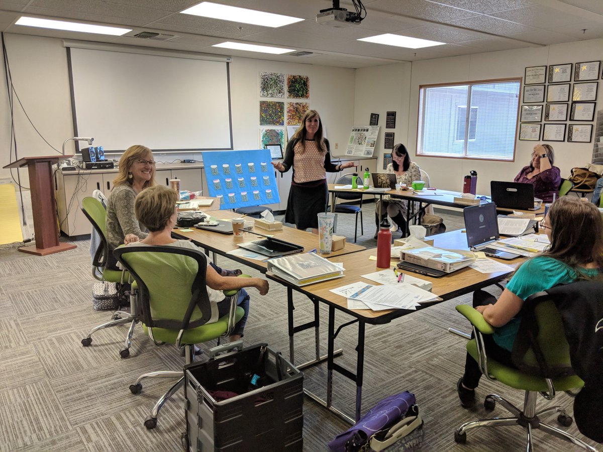 SuptWendy's tweet photo. Amazing work and collaboration is happening with our third grade team at their grade level meeting day. #AUSDCARES https://t.co/N4lfktG03a